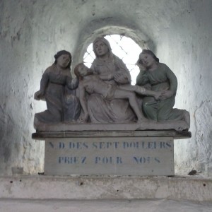 La Vierge des 7 douleurs de l'église de Saint-Martin-sur-Ocre