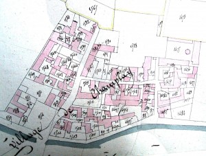 Cadastre napoléonien de 1825 à Champlay